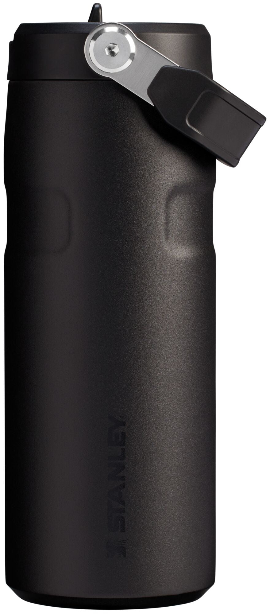 Valokuva tuotteesta Juomapullo Stanley The IceFlow™ Bottle Flip Straw 0.47L Black 2.0, kuuluu tuoteryhmään Sesonkituotteet.