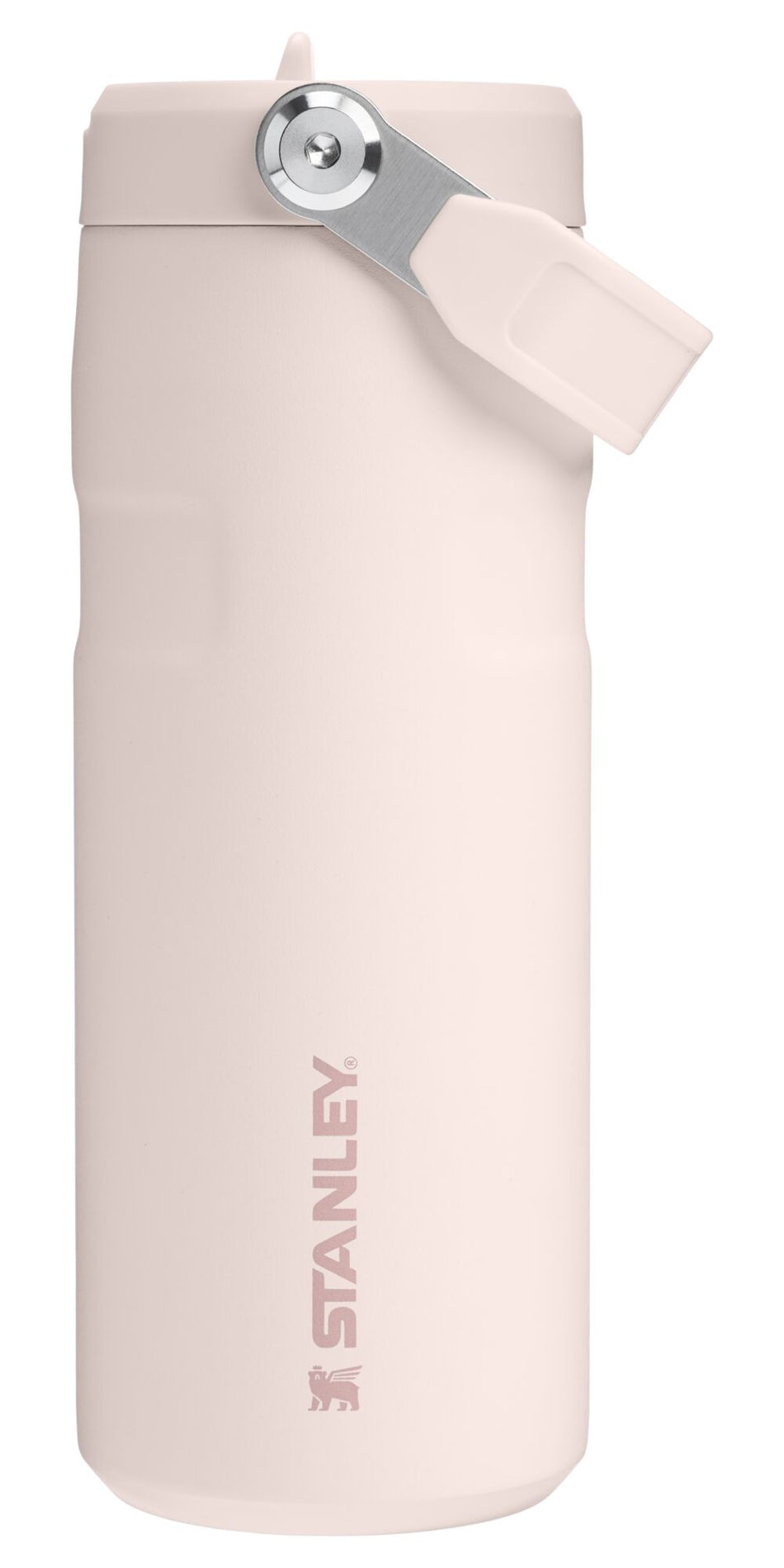 Valokuva tuotteesta Juomapullo Stanley The IceFlow™ Bottle Flip Straw 0.47L Rose Quartz, kuuluu tuoteryhmään Sesonkituotteet.