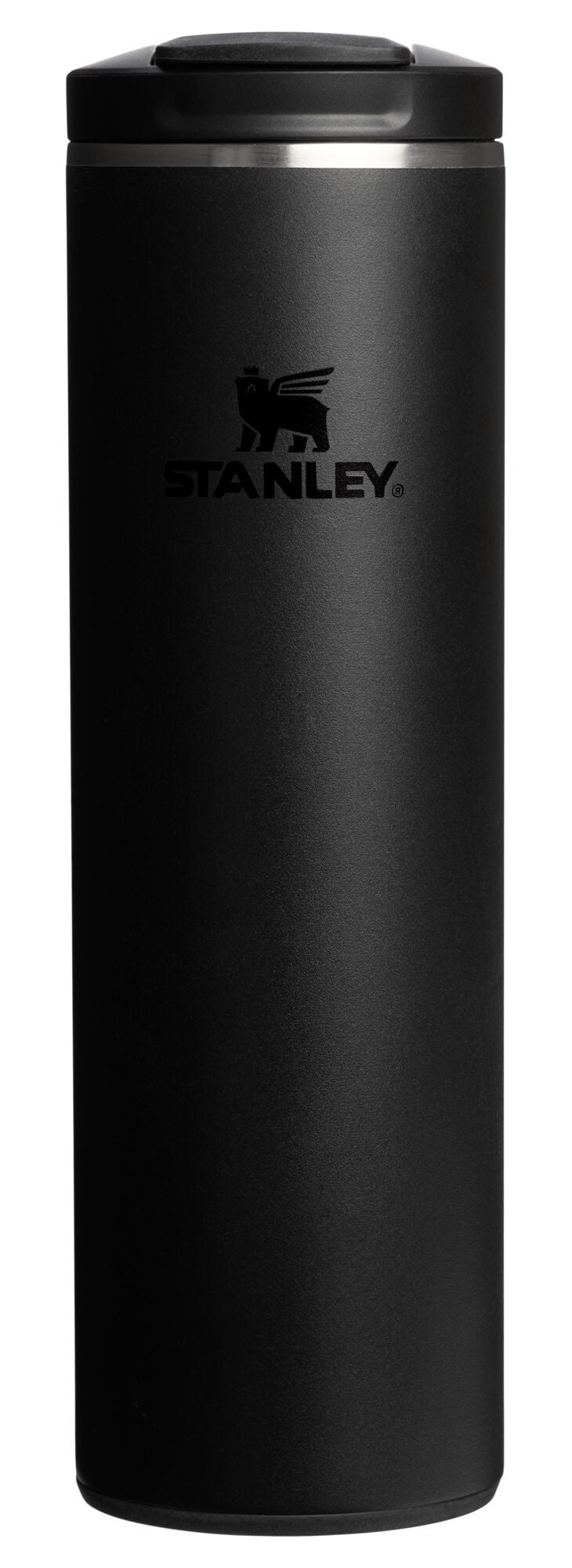 Valokuva tuotteesta Termosmuki Stanley The Transit Fliptop Mug 0.47L Black, kuuluu tuoteryhmään Sesonkituotteet.