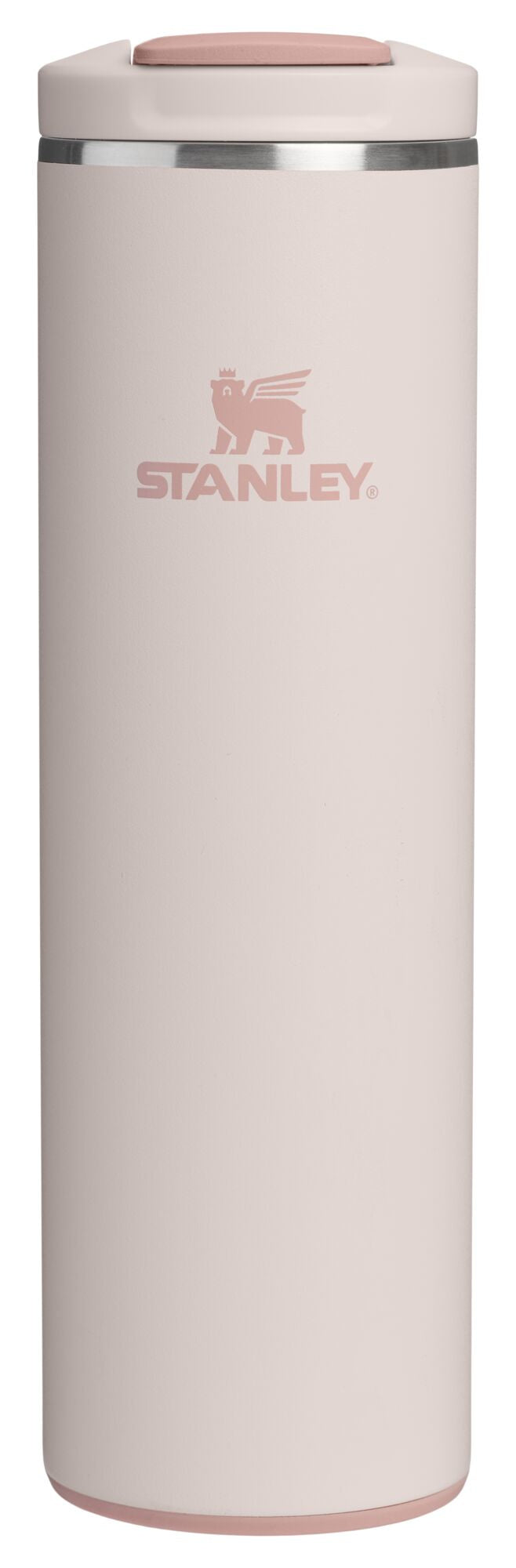 Valokuva tuotteesta Termosmuki Stanley The Transit Fliptop Mug 0.47L Rose Quartz, kuuluu tuoteryhmään Sesonkituotteet.