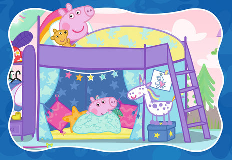 Palapeli 2x24 palaa Peppa Pig - Good night, Peppa!