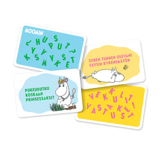 Korttipeli Kysymykset & vastaukset Moomin