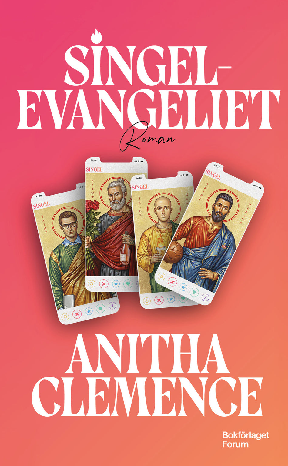 Valokuva kirjasta Anitha Clemence Singelevangeliet, kuuluu tuoteryhmään Ruots kaunokirjat.