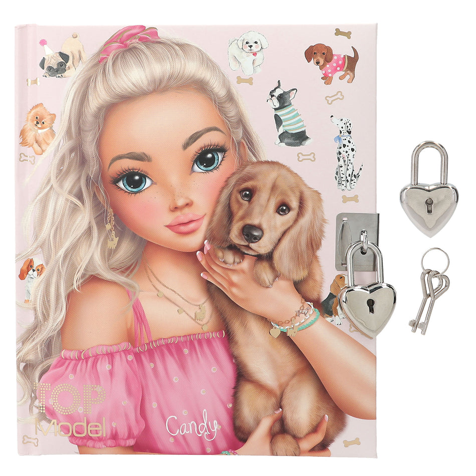Valokuva tuotteesta TOPModel Päiväkirja KITTY and DOGGY, koira, kuuluu tuoteryhmään Päiväkirjat.