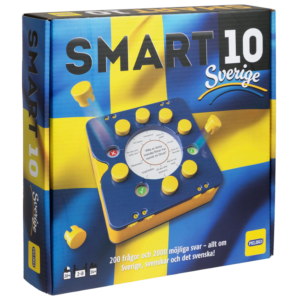 Valokuva tuotteesta Smart 10 Sverige, kuuluu tuoteryhmään Muut pelit ja pelitarvikkeet.