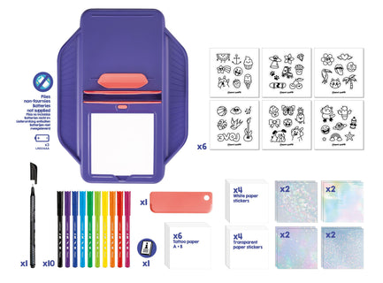 Askartelusetti tarra- ja siirtotatuointilaite Maped Tattoos & Stickers