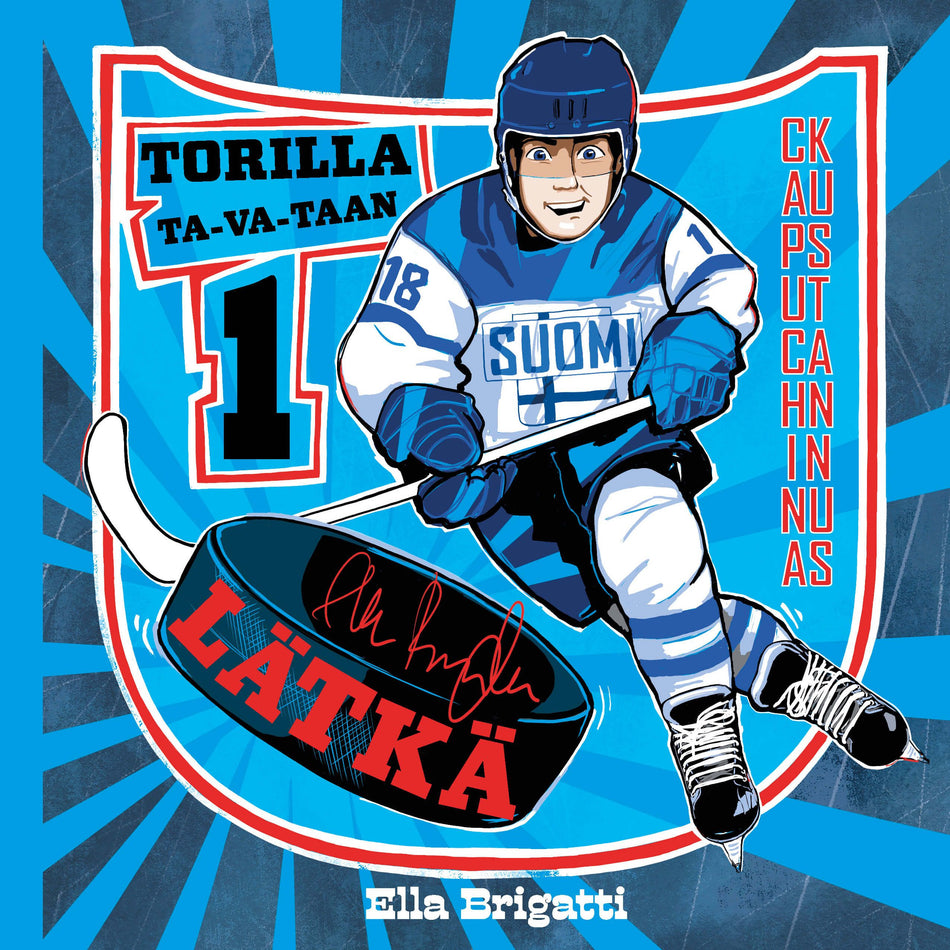 Valokuva kirjasta Ella Brigatti Torilla tavataan 1: Lätkä, kuuluu tuoteryhmään Lasten kuvakirjat.