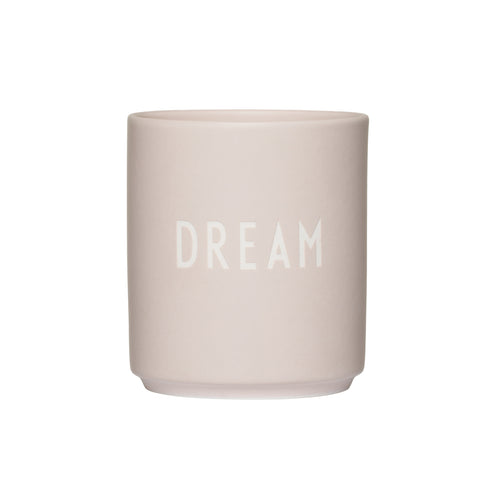 Favourite Cup Dream Design Letters, beige