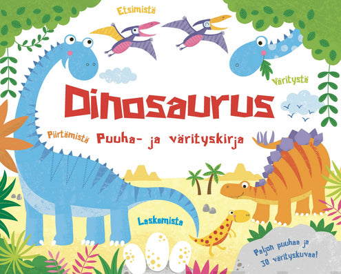 Dinosaurus Puuha- ja värityskirja