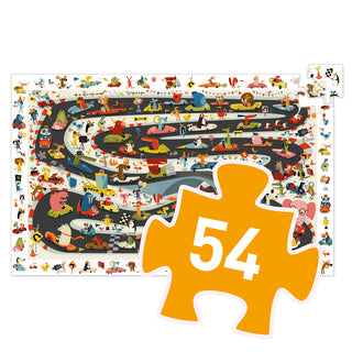 Palapeli 54 palaa Autokilpa