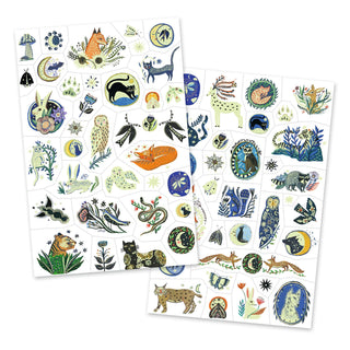 Siirtokuvatatuointi Nighttime Reflections pimeässä hohtava Djeco