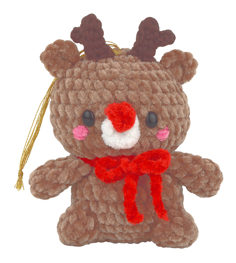 Valokuva tuotteesta Virkkaussetti amigurumi poro Anchor, kuuluu tuoteryhmään Käsityötarvikkeet.