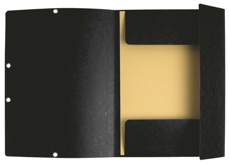 Kulmalukkokansio Exacompta kartonki musta