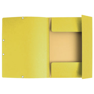 Kulmalukkokansio Exacompta kartonki vaaleankeltainen
