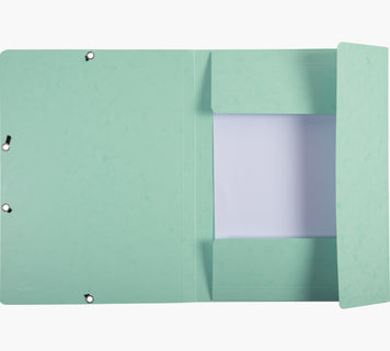 Kulmalukkokansio Exacompta kartonki pastelli vihreä