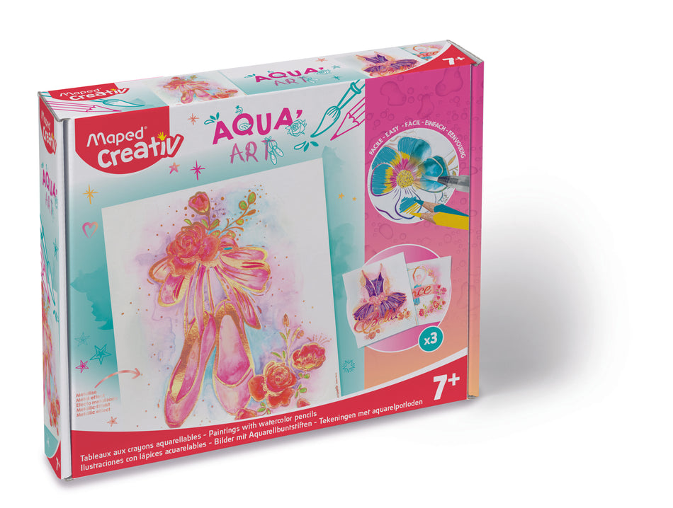 Valokuva tuotteesta Askartelusetti Aqua Art Dance Maped, kuuluu tuoteryhmään Lasten askartelu  ja piirustus.