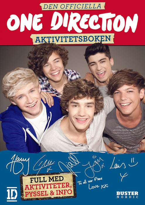 Den officiella One Direction aktivitetsboken