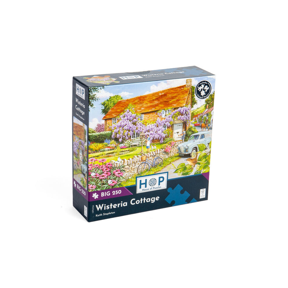 Valokuva tuotteesta Palapeli 250 palaa Wisteria Cottage BIG isopalainen, kuuluu tuoteryhmään Palapelit.