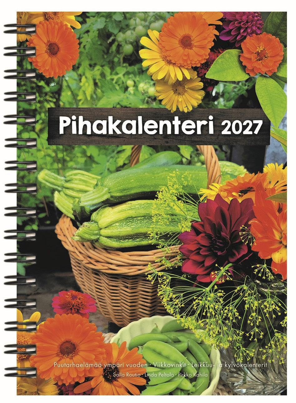 Valokuva tuotteesta Pihakalenteri 2027, kuuluu tuoteryhmään Tasku- ja pöytäkalenterit.