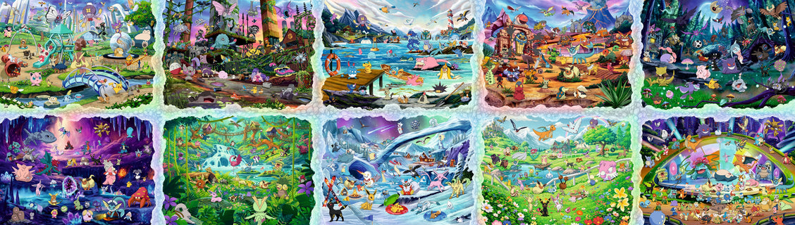 Palapeli 40000 palaa Pokémon