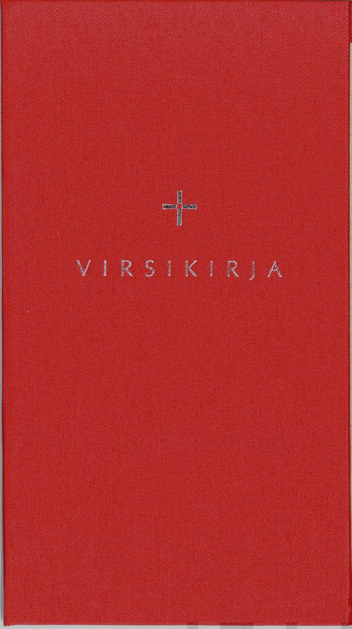 Virsikirja (kirkkovirsikirja KV941SL, 115x190 mm, kovakantinen, punainen)