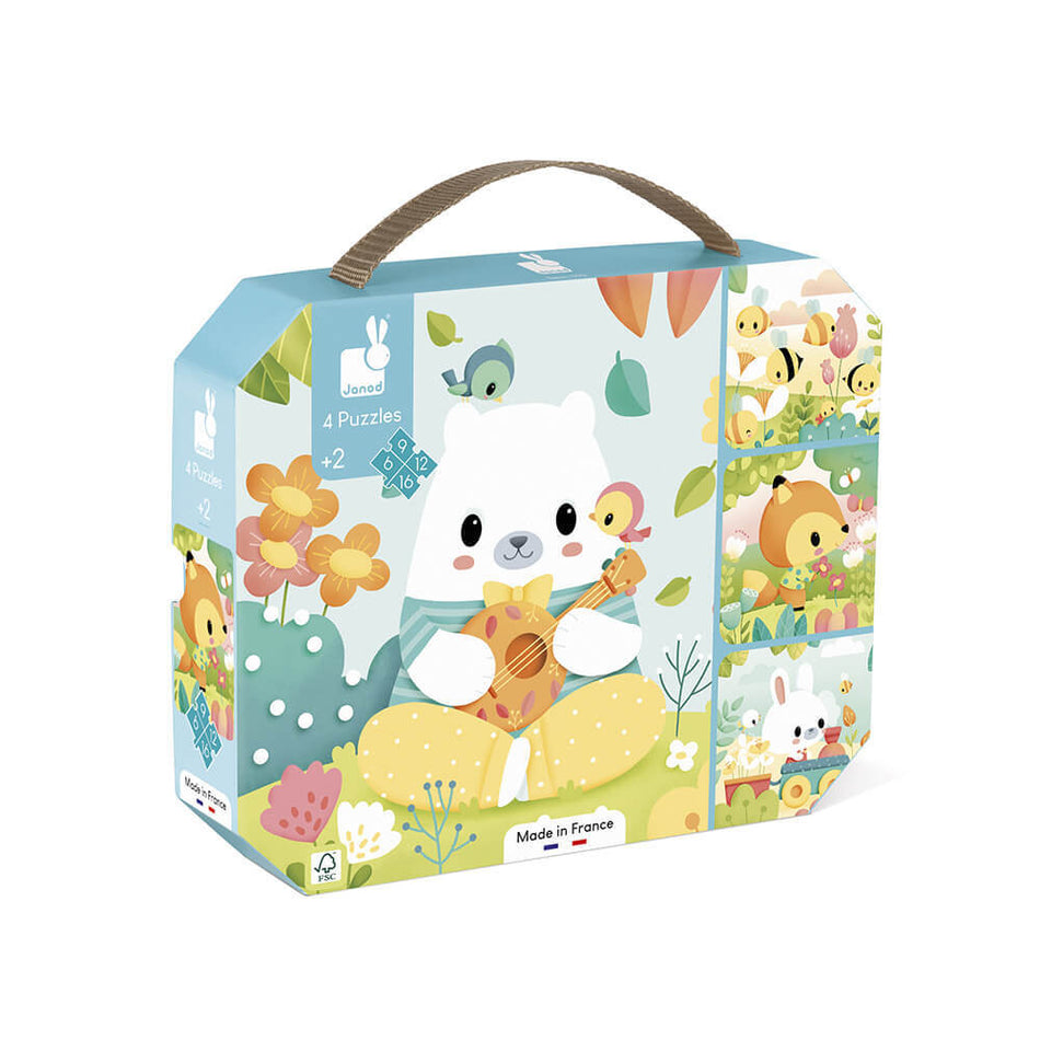 Valokuva tuotteesta Palapelisalkku eläimet, kuuluu tuoteryhmään Palapelit.