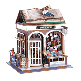 Pienoismalli Diorama Kirjakauppa