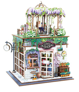 Pienoismalli Diorama Kukkakauppa