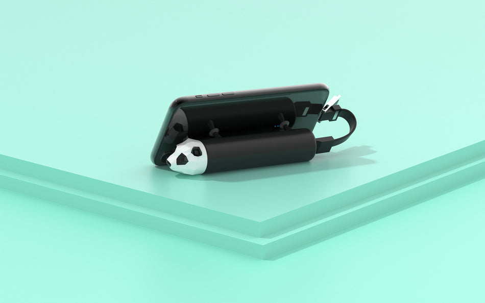 Valokuva tuotteesta Vara-akku powerbank MOB Power Pets Panda, kuuluu tuoteryhmään Puhelintarvikkeet.