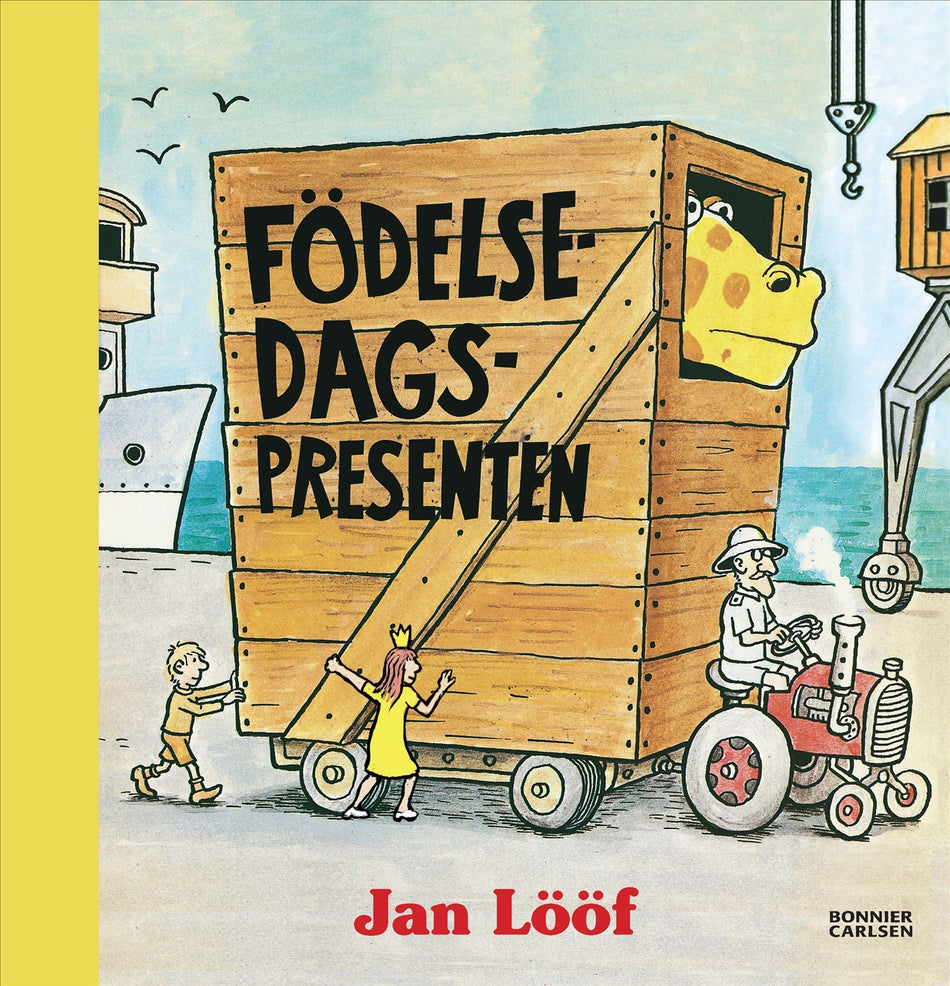 Valokuva kirjasta Jan Lööf Födelsedagspresenten, kuuluu tuoteryhmään Ruots lapset nuoret ja sarjakuvat.