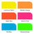 Huopakynä Promarker 6 väriä Neon W&N