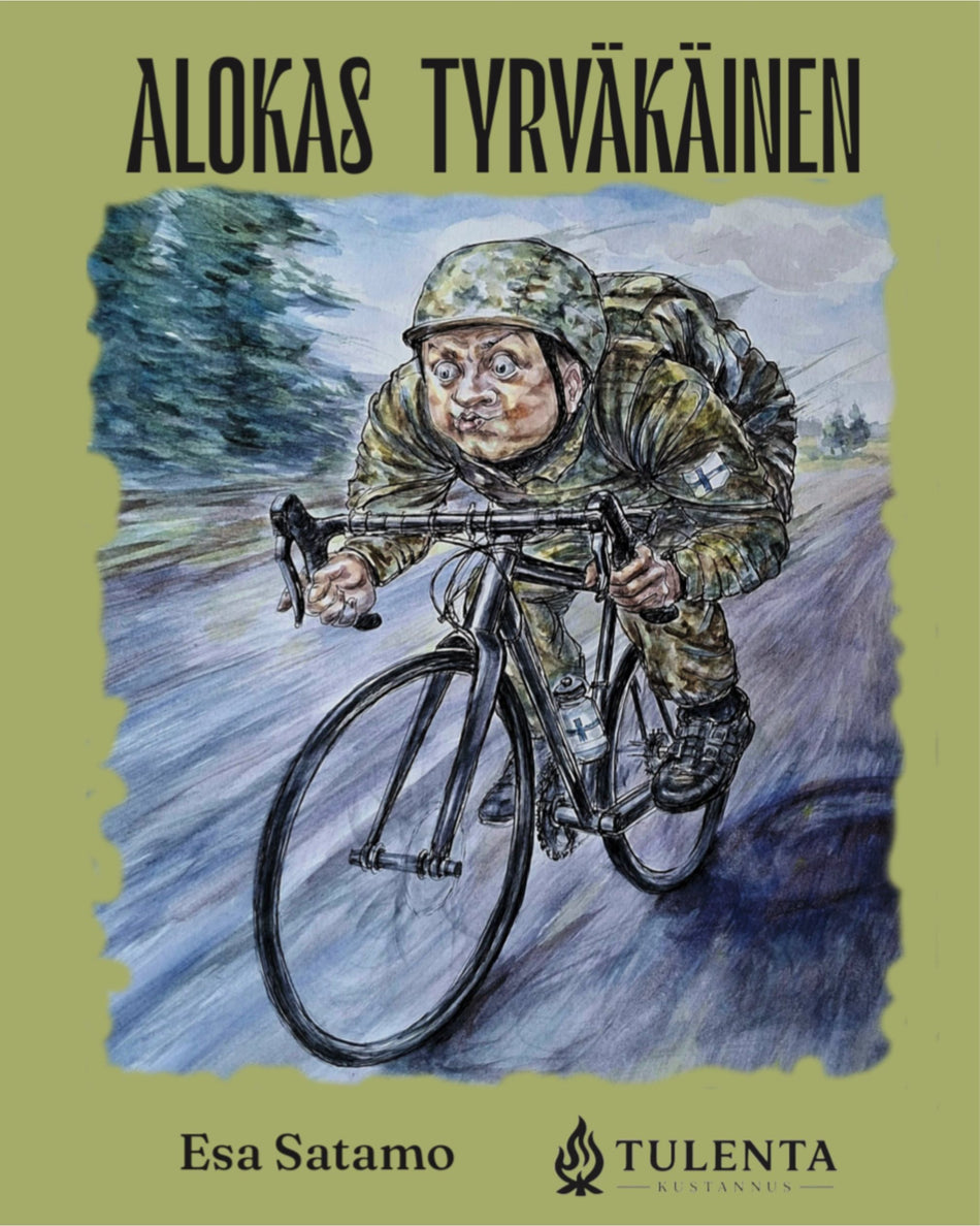 Valokuva kirjasta Esa Satamo Alokas Tyrväkäinen, kuuluu tuoteryhmään Huumorikirjat.