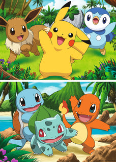 Palapeli 2x24 palaa Pikachu and pals