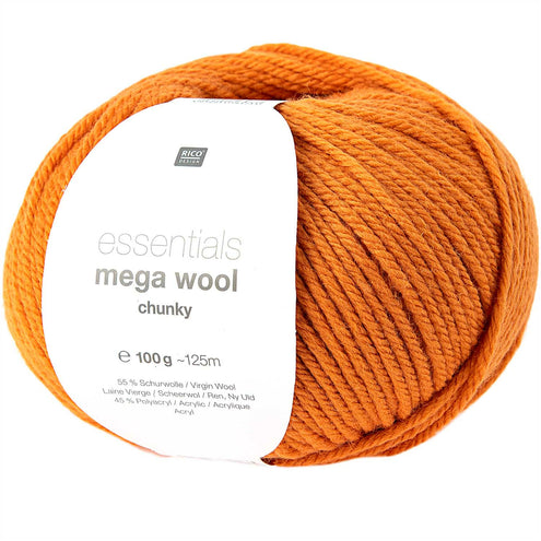 Lanka Mega Wool Chunky 100g orange oranssi Rico Design
