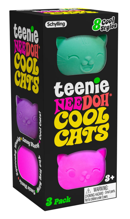 NeeDoh Teenie Cool Cats 3-pack