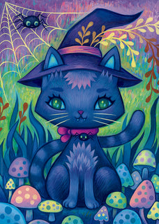 Palapeli 1000 palaa Dreaming Witch Cat