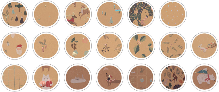 Kuviopaperilehtiö A4/20 lehteä Magic Christmas