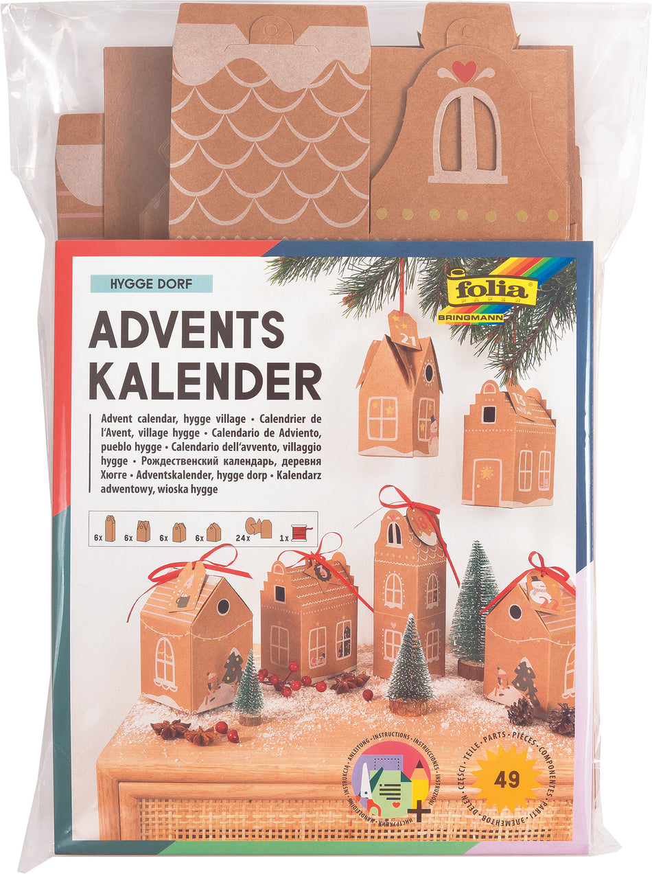 Valokuva tuotteesta Joulukalenterisetti Hygge Village, kuuluu tuoteryhmään Sesonkiaskartelu.