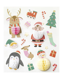 Tarra-arkki joulu hunajakennokoristeet