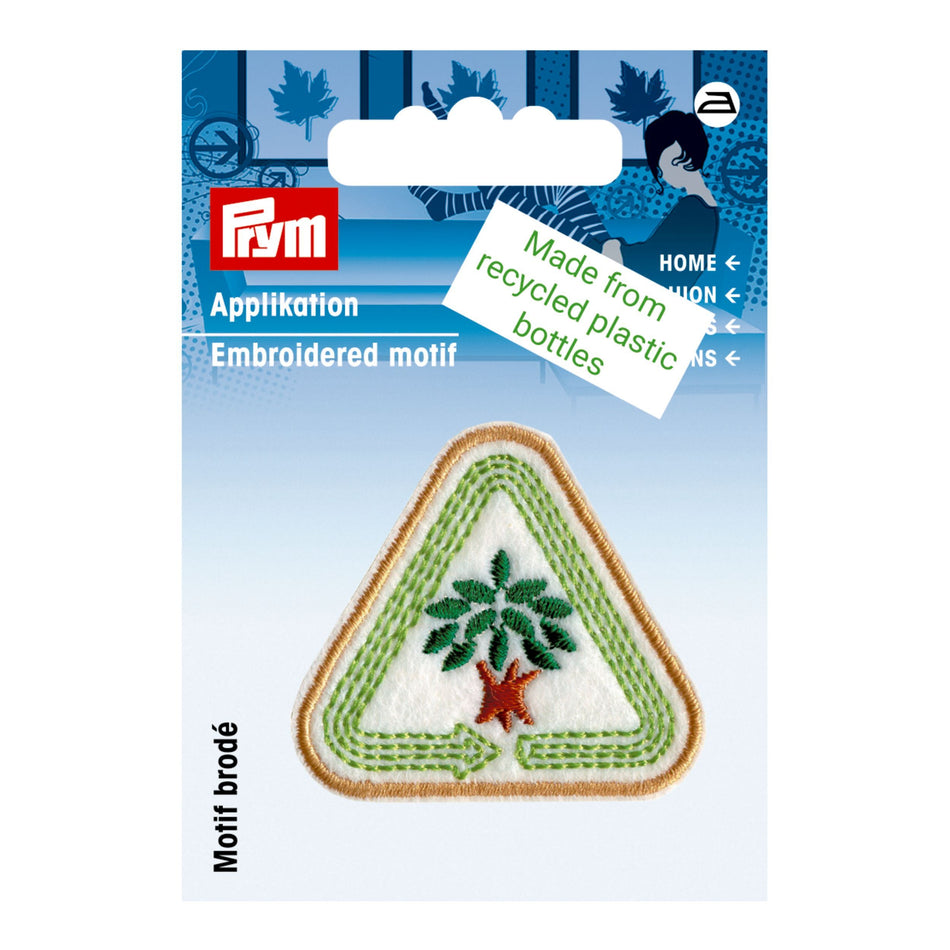 Valokuva tuotteesta Kangasmerkki Recycle Prym, kuuluu tuoteryhmään Käsityötarvikkeet.