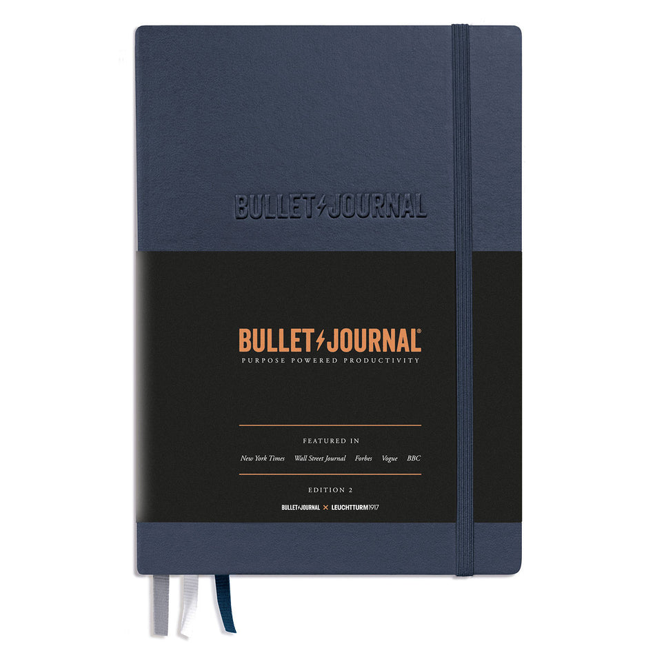 Valokuva tuotteesta Muistikirja A5 Leuchtturm1917 Bullet Journal Edition 2 sininen, kuuluu tuoteryhmään Muistikirjat.