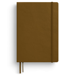 Muistikirja A5 Leuchtturm1917 Hard Spice Brown plain, kovakantinen blanco