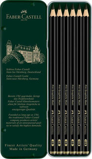Lyijykynä 6 kpl matta Pitt Graphite Matt Faber-Castell