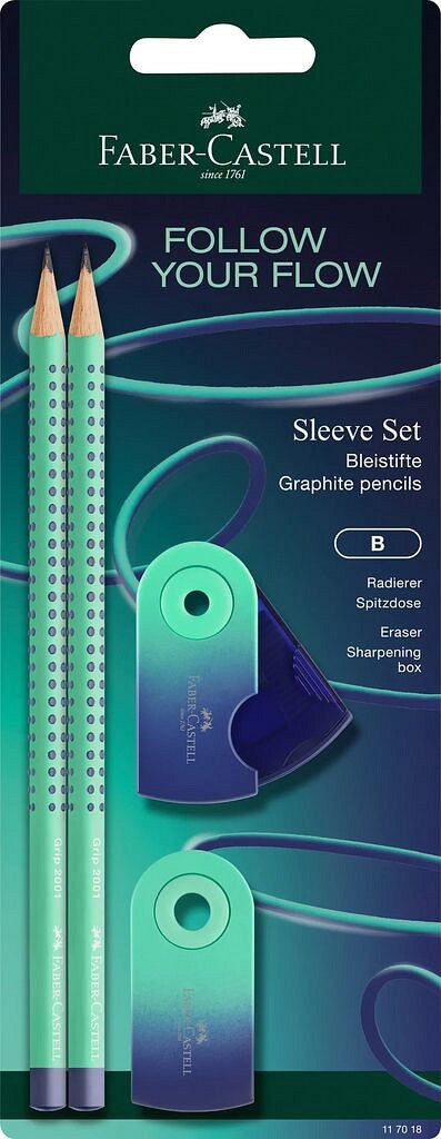 Lyijykynäsetti Buzzing Blue Faber-Castell | Suomalainen.com