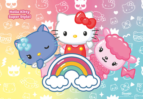 Palapeli 2x24 palaa Hello Kitty Super Style