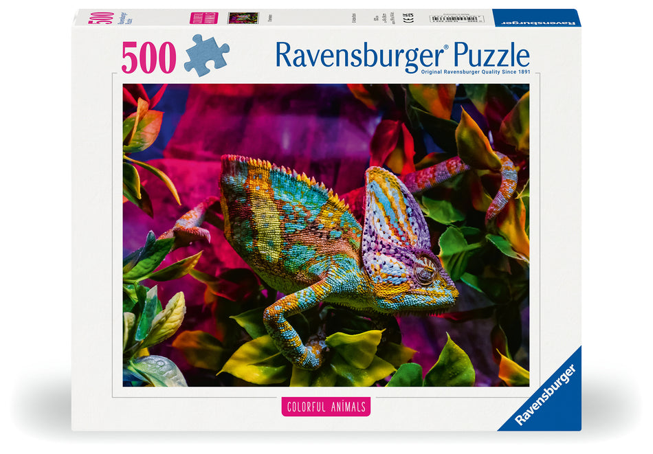 Valokuva tuotteesta Palapeli 500 palaa Chameleon, kuuluu tuoteryhmään Palapelit.