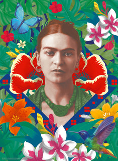 Palapeli 500 palaa Frida Kahlo: Blooming Fantasy