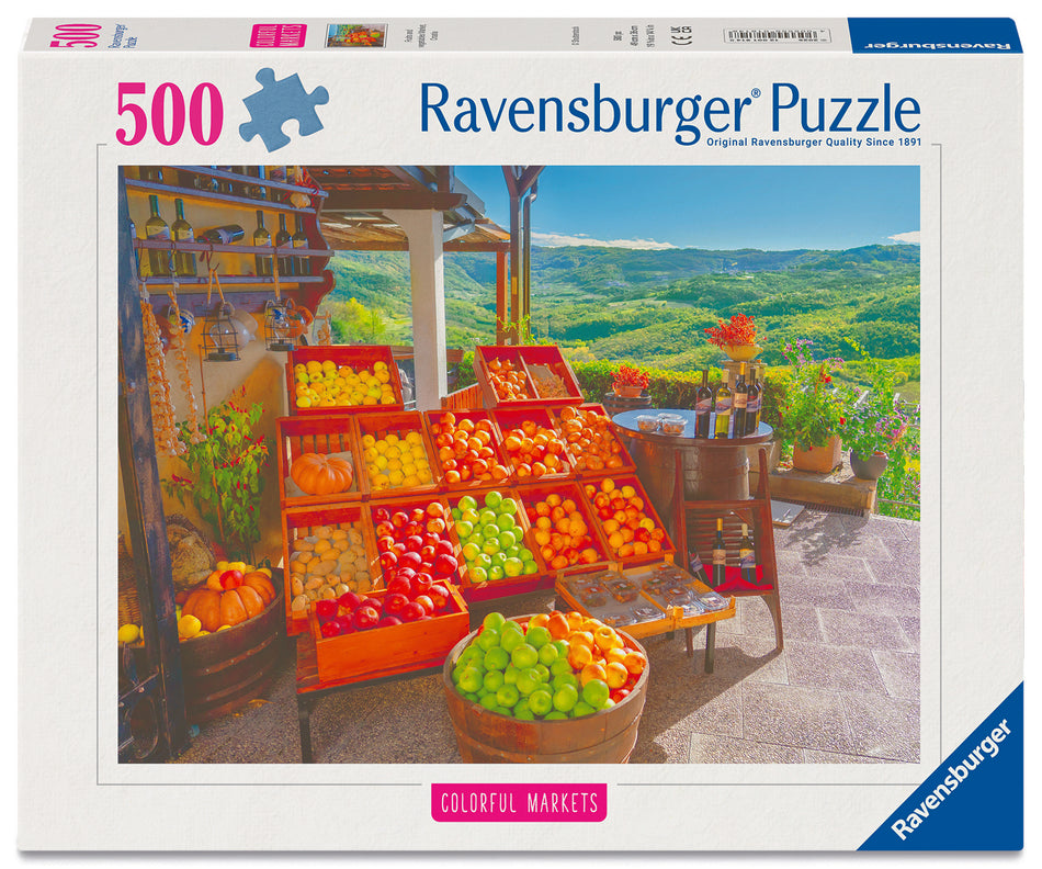 Valokuva tuotteesta Palapeli 500 palaa Fruit Market, Croatia, kuuluu tuoteryhmään Palapelit.