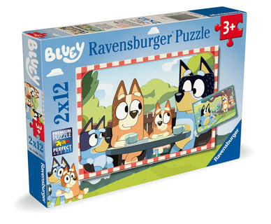 Palapeli 2 x 12 palaa Bluey