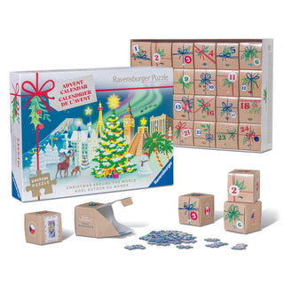 Palapelijoulukalenteri Ravensburger 24 x 56 palaa